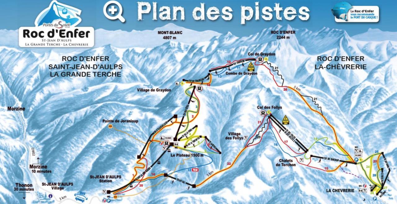 Au Pied Des Pistes B48, Chaleureux Studio 4 Pers, Balcon Plein Sud, Draps Non Compris Saint-Jean-dʼAulps Esterno foto